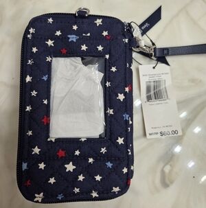 Vera Bradley RFID Smartphone Wristlet Summer stars